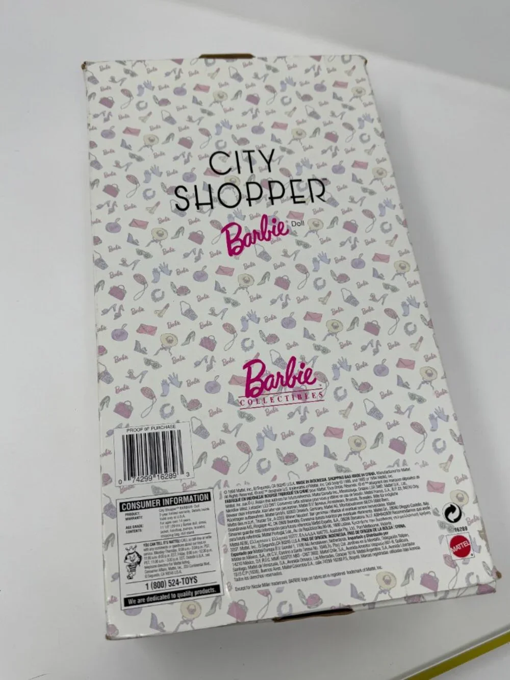 Vintage 1996 Barbie City Shopper Macy’s Nicole Miller Doll NRFB